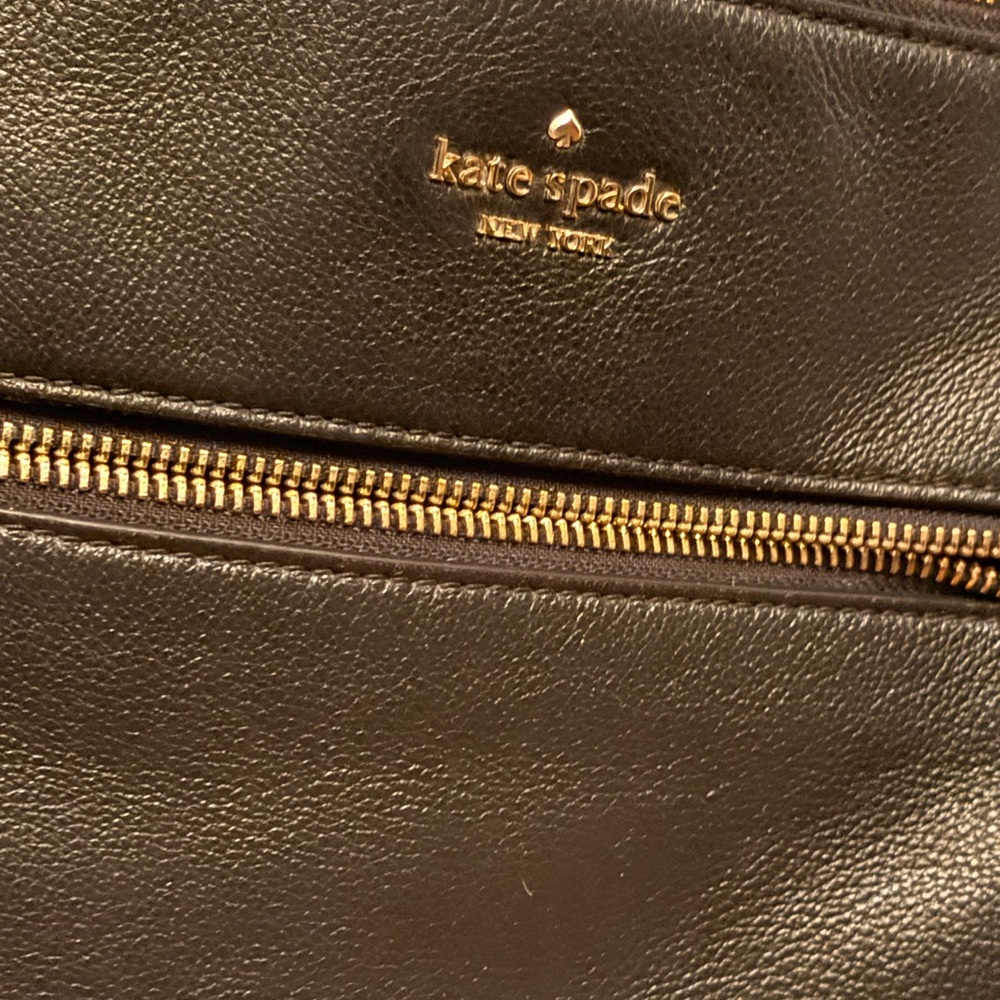 Pebbled Leather kate spade Black shoulder bag